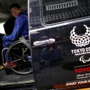 Le Japon Taxi de Toyota est devenu un symbole olympique coûteux